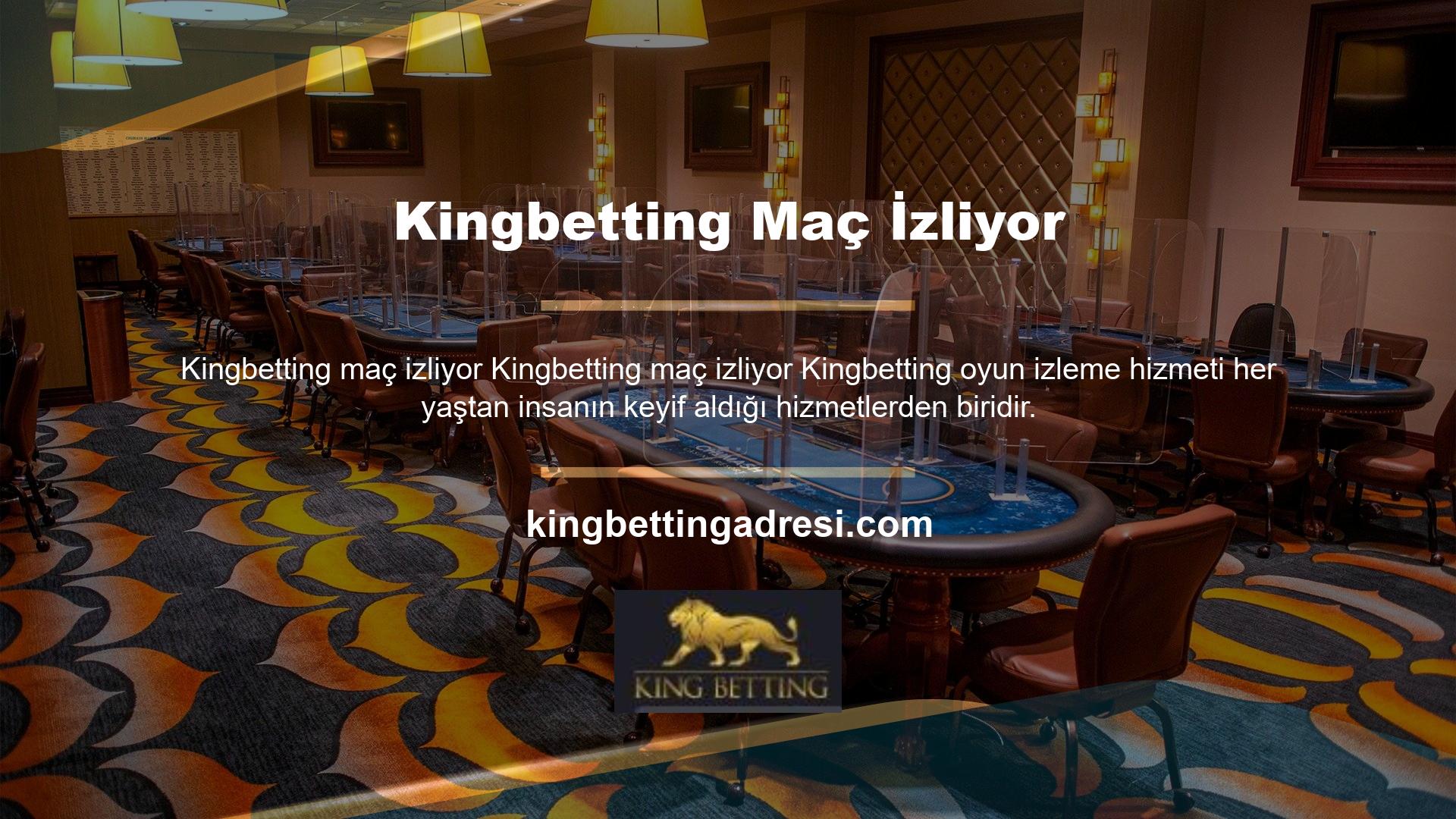 Kingbetting, Türkiye'de bahis hizmetleri sunan bir bahis sitesidir