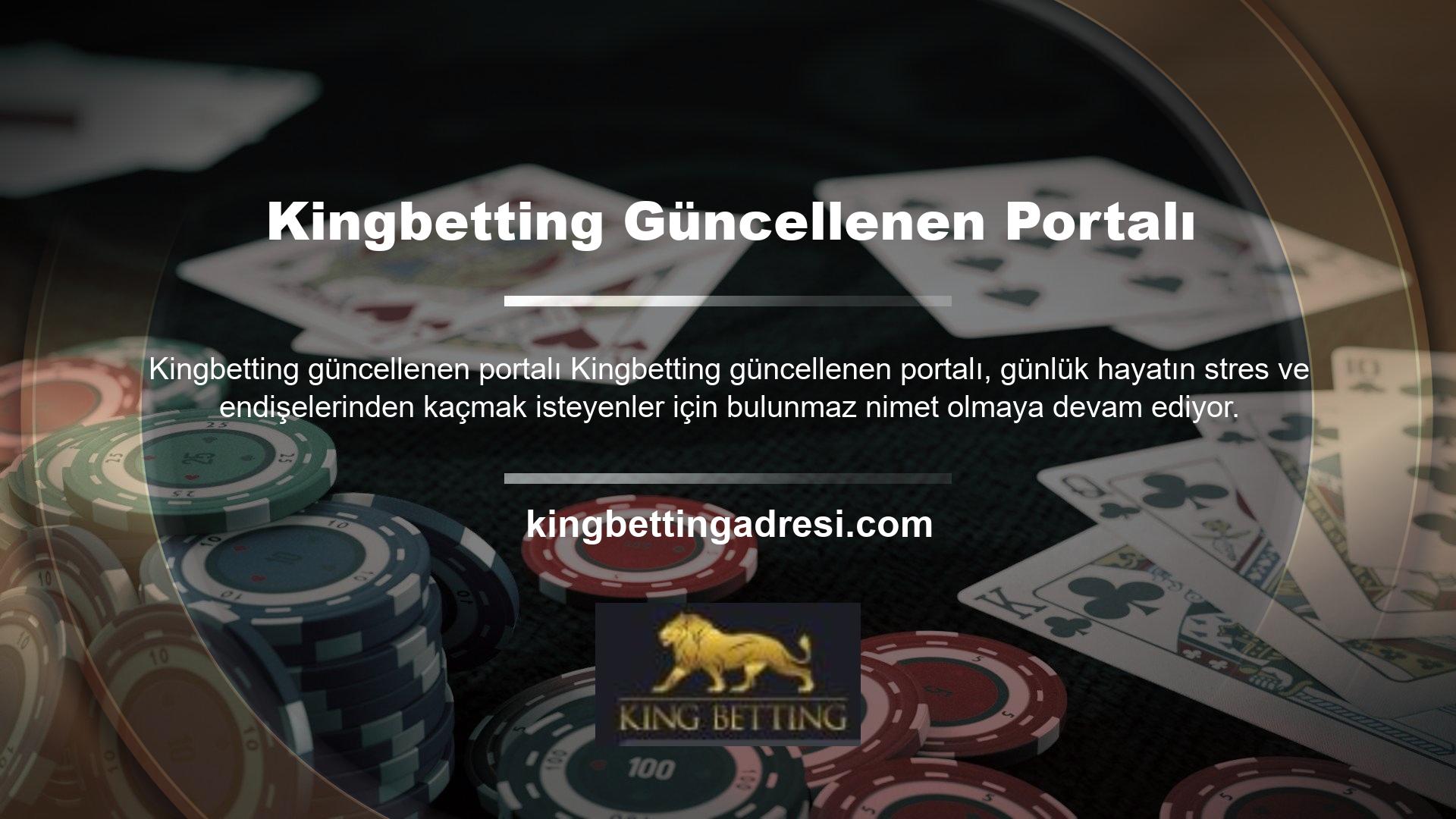Kingbetting Casino sitesi oldukça kaliteli içerikler sunmakta ve birçok kişi sadece eğlenerek para kazanabilmektedir